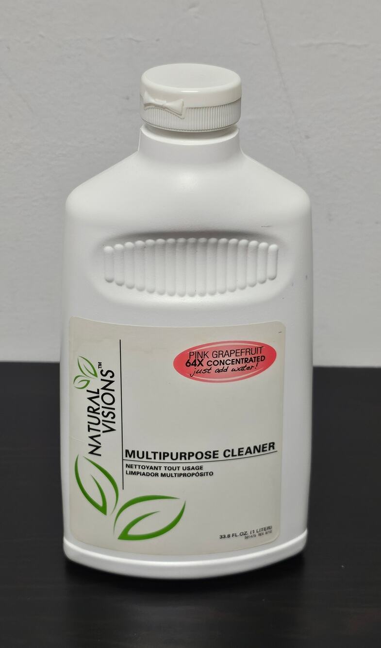New Natural Visions Multipurpose Cleaner Super Concentrate Pink Grapefruit-1 L